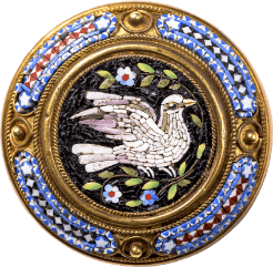 ミクロモザイクボタン(MICRO-MOSAIC BUTTON)